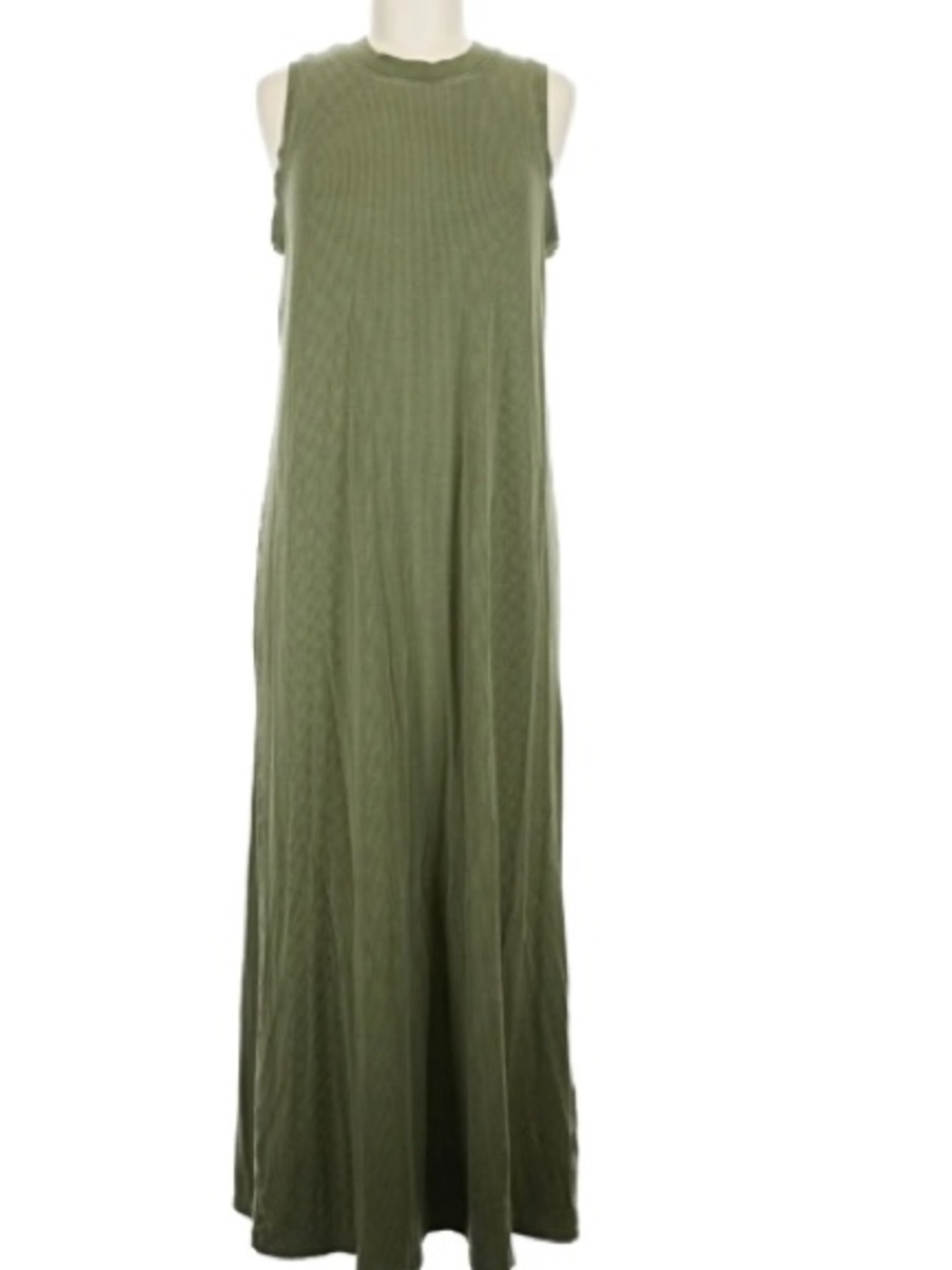 Richer Poorer Olive Ribbed Tank Top